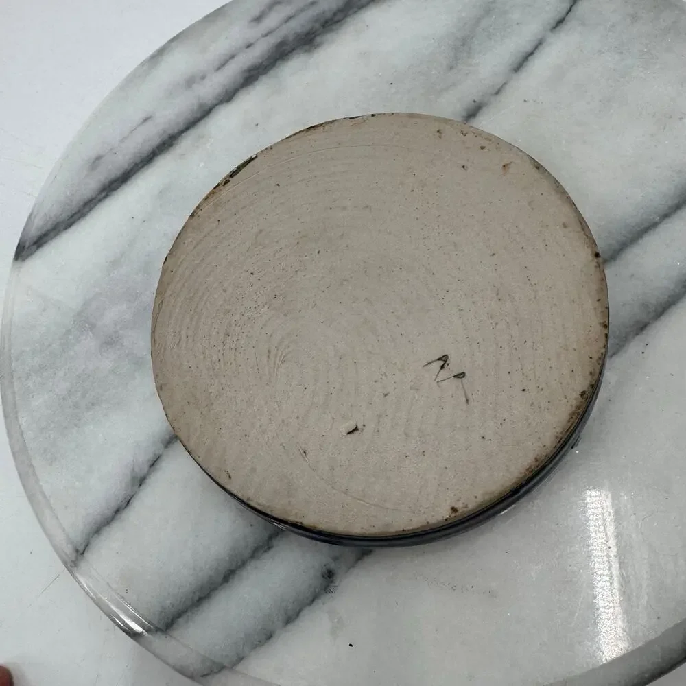 Handmade Ceramic Stoneware blue dish